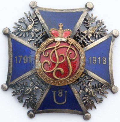 odznaka oficerska 8 Pułku Ułanów